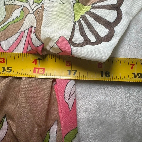 Vintage 1960s/70s Emilio Pucci 100% Silk Abstract AOP Retro MOD Dress - Picture 10 of 11